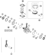 KTM RADIATOR LEFT 2016 2016 2015 250 SX-F Factory Edition 79035007000