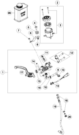 KTM EVAP valve 2018 1290 SUPER DUKE GT BLACK - Chassis 76015015000