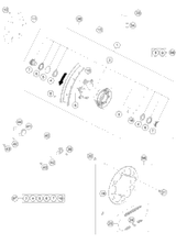 KTM Radiator right 2023 300 XC Engine 50535008100