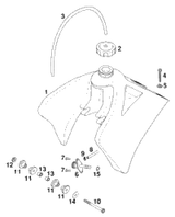 KTM REAR RIM 2,50X19'' EXCEL 1994 440 EXC 56510070200