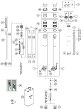 KTM fork outer tube 49.13x577 dt54 db60 2023 350 XC-F Chassis 48602096