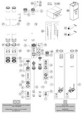KTM fork outer tube 49.13x577 dt54 db60 2024 450 XC-F Chassis 48602096