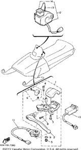 Collar, Lever 1 1990 PHAZER II LE (ELEC START) (PZ480EP) 802-83913-00-00