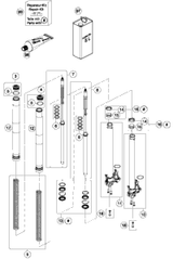 KTM Fork outer tube 49,13x577 dt54 db60 natu 2020 150 XC-W TPI 48601671