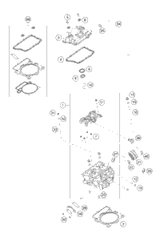 KTM engine gasket kit MX 450 ON DEMAND 2023 450 SX-F / XC-F Engine A48030099000