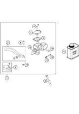 KTM BRAKE CALIPER CPL.FR. 50 LC 02 2020 SX-E 5 45113015000