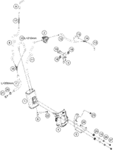 KTM CLUTCH COVER CPL.      07 2014 690 Duke White 75030001044