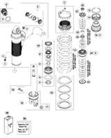 KTM Bottom part M18x1 h54,5 cpl. 2023 85 SX 19/16 Chassis 46181301S3