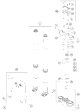 KTM SUBFRAME         2016 2016 2017 350 EXC-F 79003002000