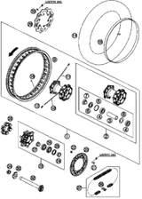 KTM WIRING HARNESS ABS     06 06 2007 990 Adventure Black ABS 60111079000