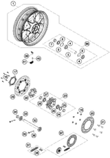 KTM WIRING HARNESS ABS     06 06 2009 990 Adventure White 60111079000