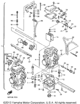 Gasket 1998 VMAX 500 XTR (ELEC START+REVERSE) (VX500XTRB) 620-14198-00-00