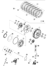 KTM CLUTCH BASKET EXC 2018 250 SX 79232201073