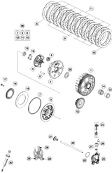 KTM CLUTCH BASKET EXC 2020 250 XC TPI 79232201073