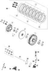 KTM CLUTCH BASKET EXC 2019 300 XC-W TPI 79232201073