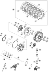 KTM CLUTCH BASKET EXC 2018 250 XC-W 79232201073