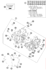 KTM Triple clamp X=22mm 2022 300 XC-W TPI ERZBERGRODEO Chassis 7720113402204