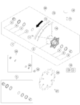 KTM Triple clamp X=22mm 2023 300 XC-W ERZBERGRODEO Chassis 7720113402204