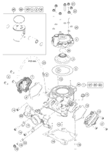 KTM CAMSHAFT CPL. 249/1 LC4-E 97 1997 620 END.Sixdays Winner 58336110044