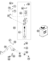 KTM PISTON ROD REP-SET     09 09 2010 50 SX Mini 45230015000