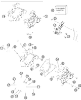 KTM PISTON ROD REP-SET     09 2020 50 SX MINI 45230015000
