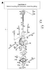 KTM BOT.TRIPLE CLAMP X=18MM/D=57MM 1994 300 EGS 54601032044