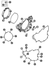 KTM GASKET SET        05 2007 250 SX-F 77030099000