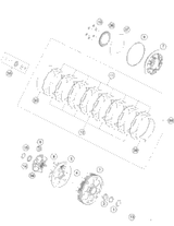KTM Clutch basket 2018 500 EXC-F 79432101076