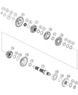 KTM GASKET SET 125-200  '98-'05 2000 125 MXC 50330099000