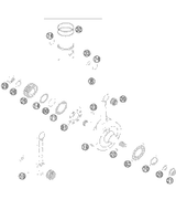 KTM GASKET SET 125-200  '98-'05 2001 125 SXS 50330099000