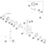 KTM GASKET SET 125-200  '98-'05 2000 200 EXC 50330099000