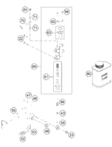 KTM CONNECT. ROD REPAIR SET 85 SX 2014 85 SX 47030015200