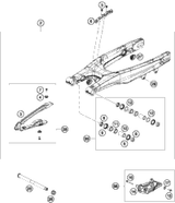 KTM TRIANGLE LEVER CPL. SX  2017 2020 450 XC-F 7900408014401