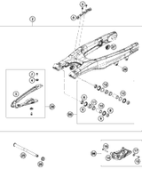 KTM TRIANGLE LEVER CPL. SX  2017 2017 2017 125 SX 7900408014401
