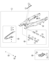KTM TRIANGLE LEVER CPL.SX2016 2016 2016 350 XCF 7900408004401