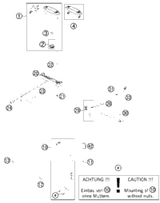 KTM SPEEDOMETER KM/H F. 21''  2005 2006 250 XC-W 54814069000