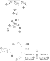 KTM SPEEDOMETER KM/H F. 21''  2005 2005 2014 500 EXC 54814069000