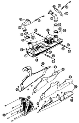 KTM SPROCKET SUPPORT CPL. BLACK 2013 990 Supermoto T 6901005004430