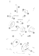 KTM E-STARTER ENGINE KPL. 0,45 KW 2002 520 EXC Racing 59040001000