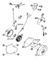 KTM E-STARTER ENGINE KPL. 0,45 KW 2005 525 SX Racing 59040001000