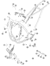 KTM TRIANGLE LEVER CPL. SX  2013 2013 2014 150 XC 7720408014401
