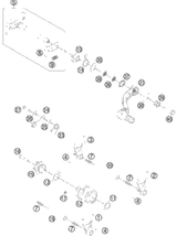 KTM RADIATOR L/S 250 SX-F  07 07 2009 530 EXC 77035007100