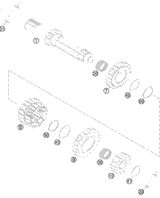 KTM RADIATOR L/S 250 SX-F  07 07 2008 530 EXC-R USA 08 77035007100