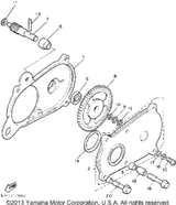 Plate, Cam Thrust 1992 BRAVO (BR250S) 137-13148-00-00