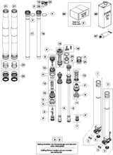 KTM SCREW CAP + TUBE CPL. R/S 2017 250 SX-F 48601454S1