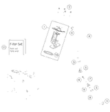 KTM FRONT WHEEL HUB CPL. 2015 250 XCF-W 77709010044