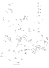 KTM HAND BRAKE CYLIND. CPL. SX 2014 2021 250 XC-F Chassis 77713001044