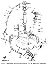 Pin, Spring 1984 ENTICER 300 (ET300H) 91609-30016-00