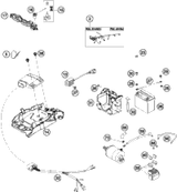 KTM HAND BRAKE CYLIND. CPL. SX 2014 2024 300 XC Chassis 77713001044