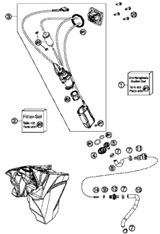 KTM FRONT WHEEL HUB CPL. 2016 450 XCW 77709010144